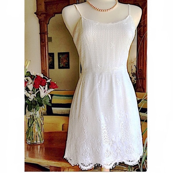 VINTAGE Henri Bendel Dress Needlepoint Lace 6 - Picture 5 of 10